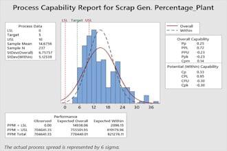 provide lean six sigma project template