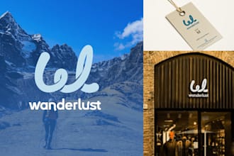 create a modern logo design for your brand