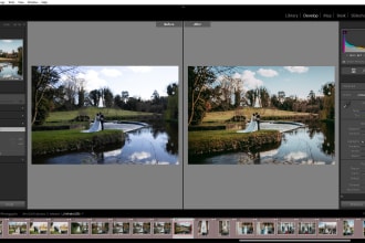 edit wedding and events photographers in lightroom cc 24hrs