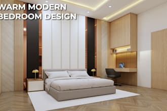 design and render realistic 3d interior for your home