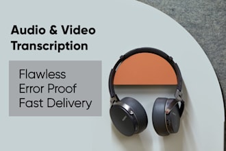 transcribe any audio and video perfectly