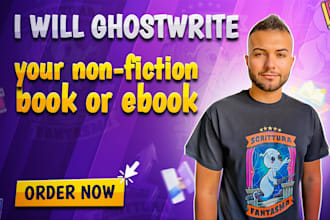 ghostwrite your non fiction book or ebook