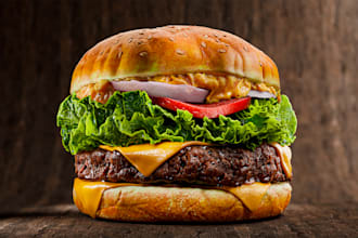 3d model, render, and animate higly photrealistic food