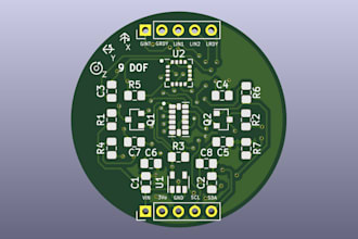 create pcb schematic and layout for you