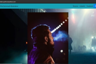 make a web application functional website django python