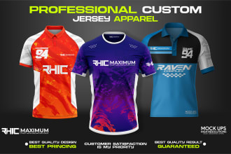 create jersey esport, tshirt design, fishing, polo shirt, hoodie, racing team