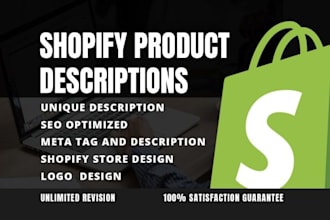 write SEO meta tags, alt tags for your shopify store
