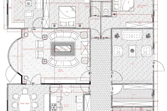 draw detailed 2d floor plans