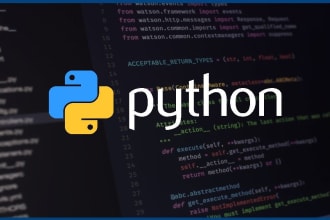 write python projects, python web scraping, blockchain, gui