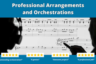do an arrangement or orchestration of any song