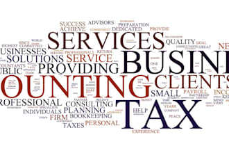 do accounting, taxes, bookkeeping, profit and loss
