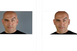 quickly erase the background of the photos
