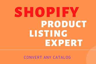 convert any catalogue to shopify product listings csv