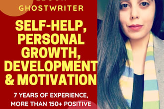 be a book writer on self help, motivation and productivity