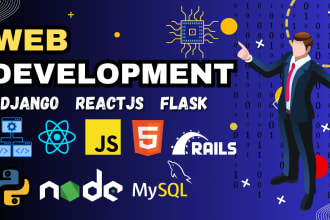 build custom web applications with python django and reactjs