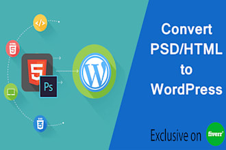 convert jpg to HTML PSD to HTML to wordpress  elementor pro