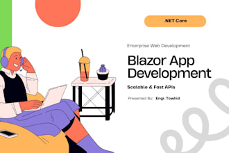develop a highly scalable blazor web application