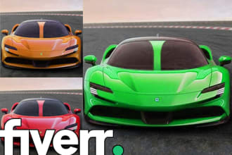 do color changes and manipulations of any vehicle