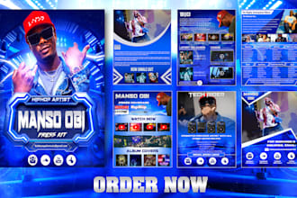 create epk, media kit, press release, press kit