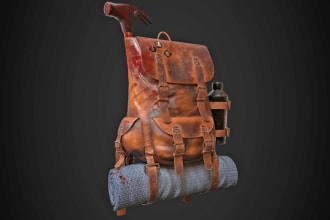 create 3d model 3d props product concept asset realistic texturing unreal engine
