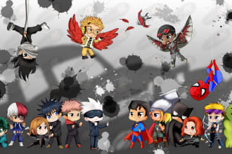 draw chibi, emotes, and stickers
