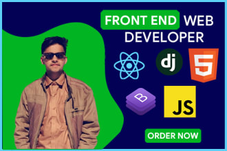 be your front end web developer