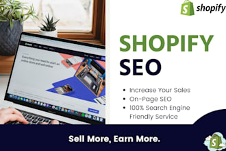 do shopify SEO to increase sales and traffic