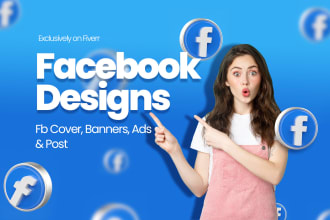 design facebook cover, banners and ads