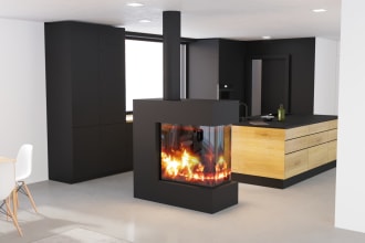 architect 3d modelling, interior design and realistic rendering