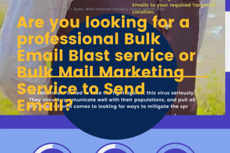 do bulk email blast, send bulk email or bulk email marketing