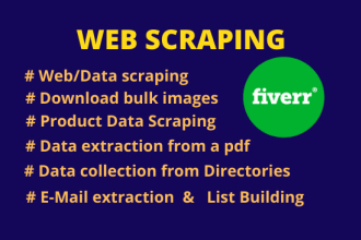 expertly handle data mining, scraping, and email extraction
