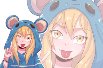 draw beautiful anime and fanart illustration