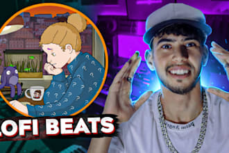 produce a custom professional exclusive lofi beat