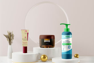 do skincare label and modern cosmetic label design