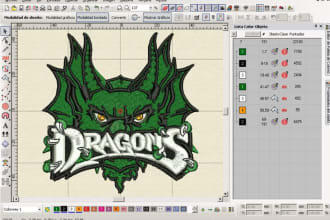 digitize logo, anime, patch for embroidery digitizing design