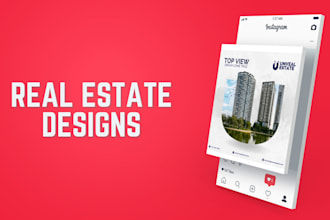 design social media posts for real estate