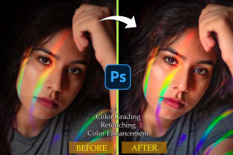 color grading, face retouching, skin retouching, color correction
