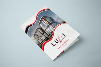 design your bifold and trifold brochure on photoshop