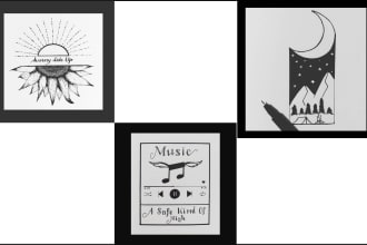 design fine line digital art