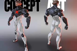 2d game art character design and concept art