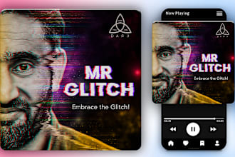 design music album and podcast cover art