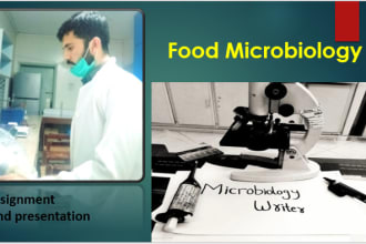 write food microbiology article and assignment