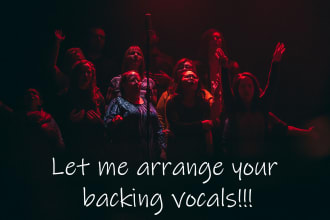 arrange and sing your background vocals