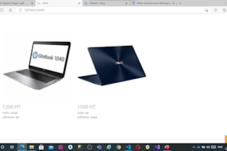 create your web site with laravel