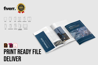 design professional corporate brochure, annual report