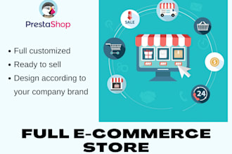 create a full profesional ecommerce website