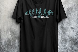 create custom amazing t shirt