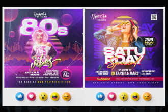 design pool party, block party, birthday party, house party flyer within 24 hrs