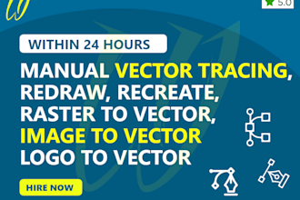 do existing logo to crisp vector