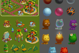 create stylized game assets for indie games